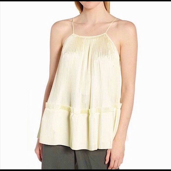 🆕🔥LEWIT REAL SILK BEAUTIFUL COLOR CRINKLE TOP THIN STRAP&VERY ELEGANT&CHIC NWT - Picture 2 of 13